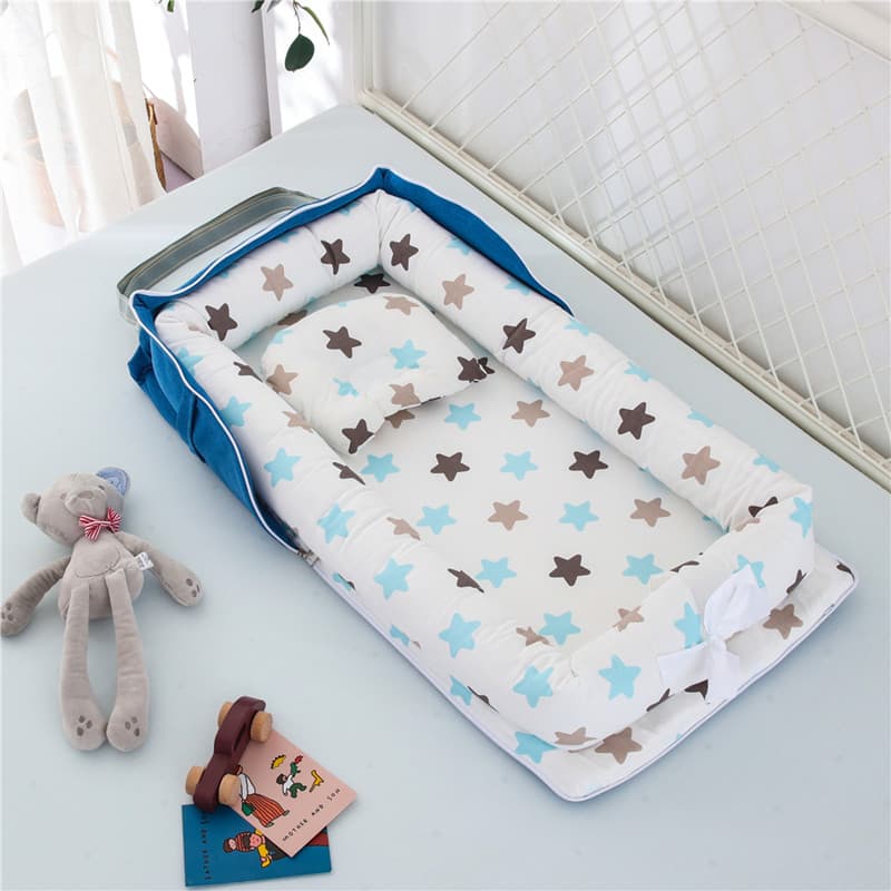 Portable Cotton Baby Crib – Comfort & Safety Anywhere