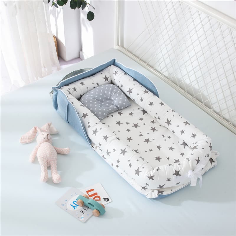 Portable Cotton Baby Crib – Comfort & Safety Anywhere