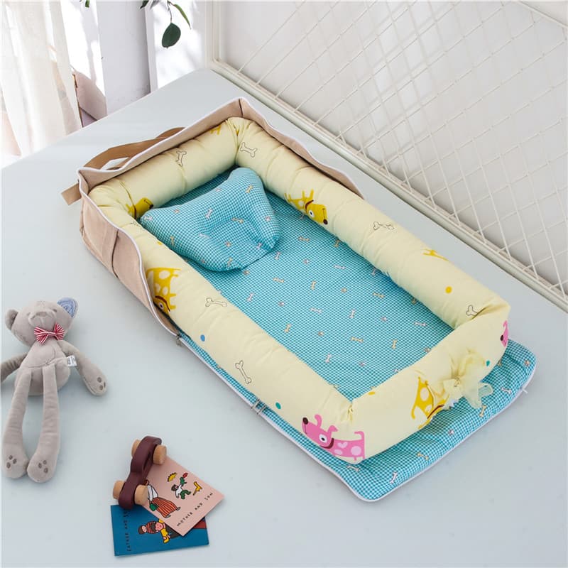 Portable Cotton Baby Crib – Comfort & Safety Anywhere