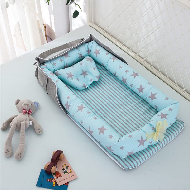 Portable Cotton Baby Crib – Comfort & Safety Anywhere