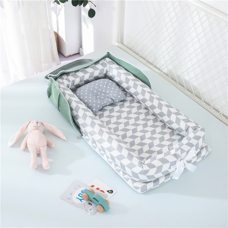 Portable Cotton Baby Crib – Comfort & Safety Anywhere