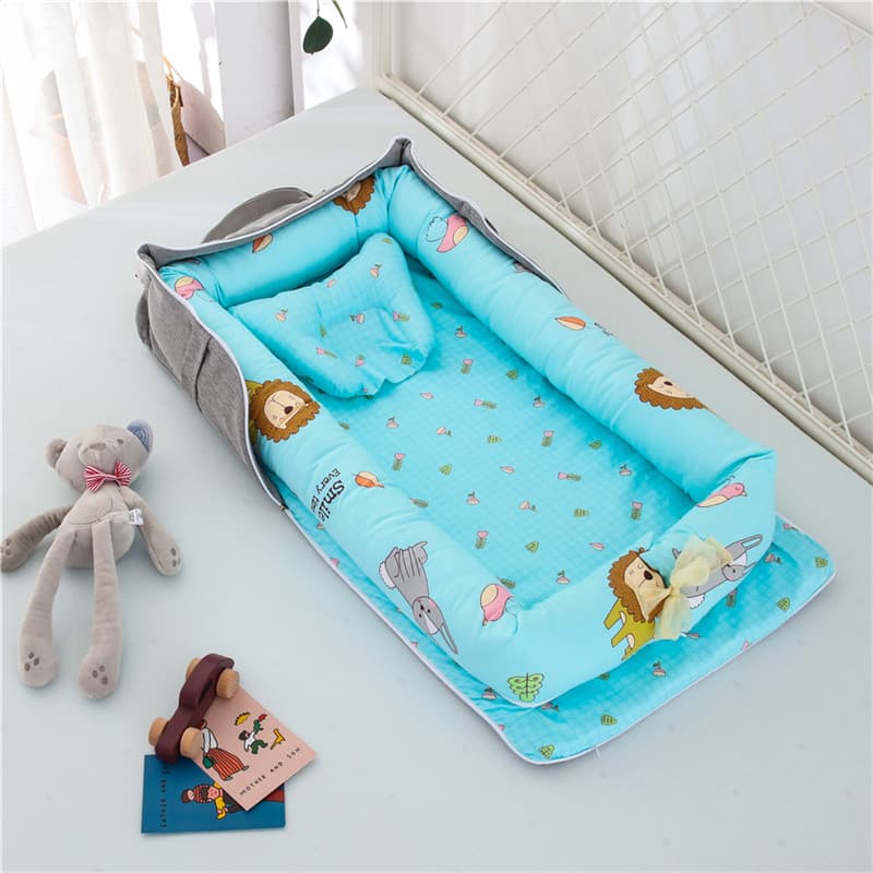 Portable Cotton Baby Crib – Comfort & Safety Anywhere