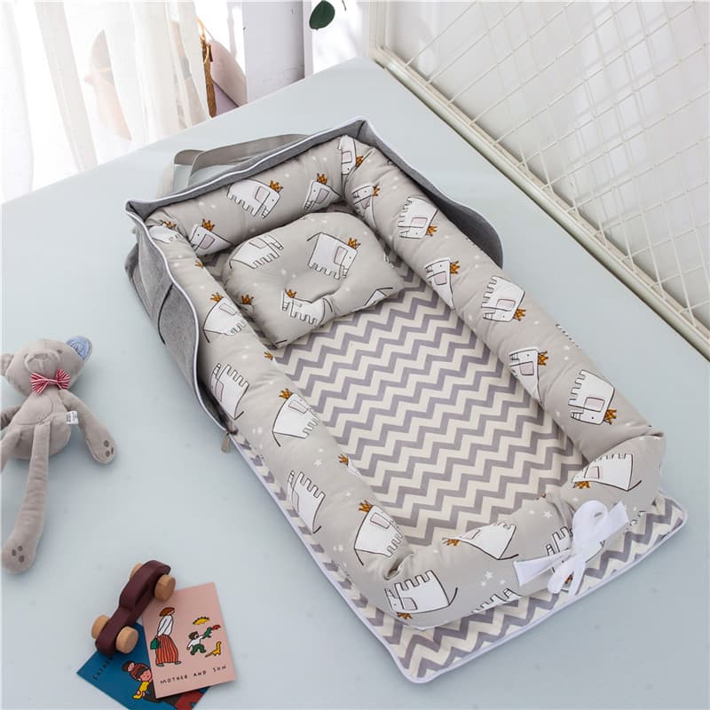 Portable Cotton Baby Crib – Comfort & Safety Anywhere