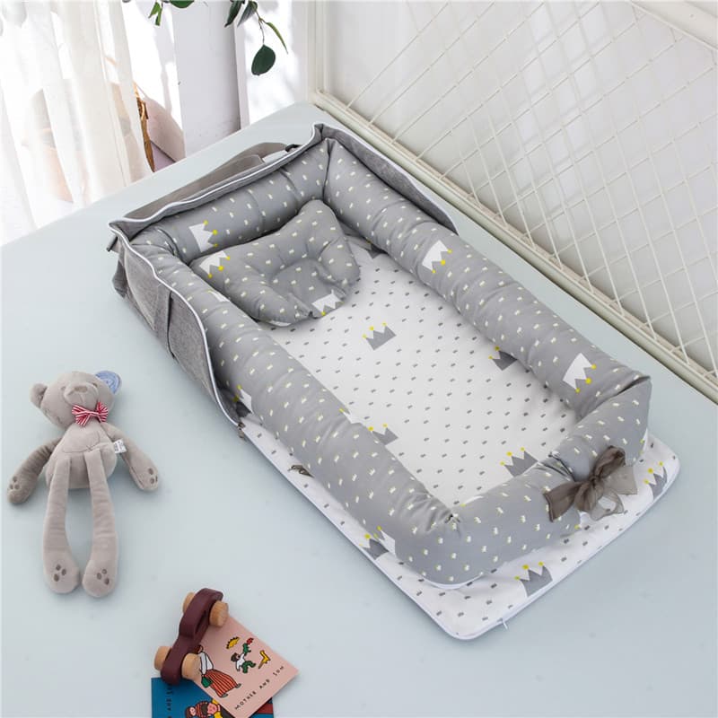 Portable Cotton Baby Crib – Comfort & Safety Anywhere