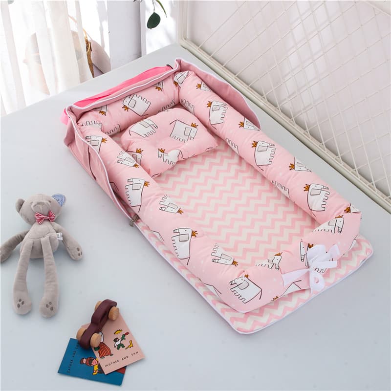 Portable Cotton Baby Crib – Comfort & Safety Anywhere