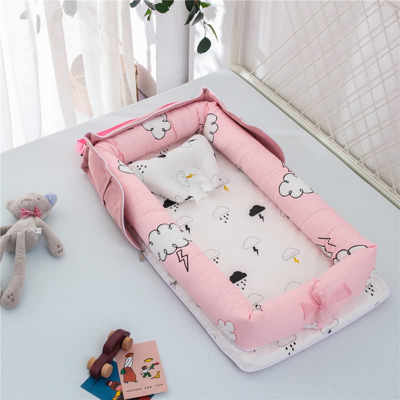 Portable Cotton Baby Crib – Comfort & Safety Anywhere