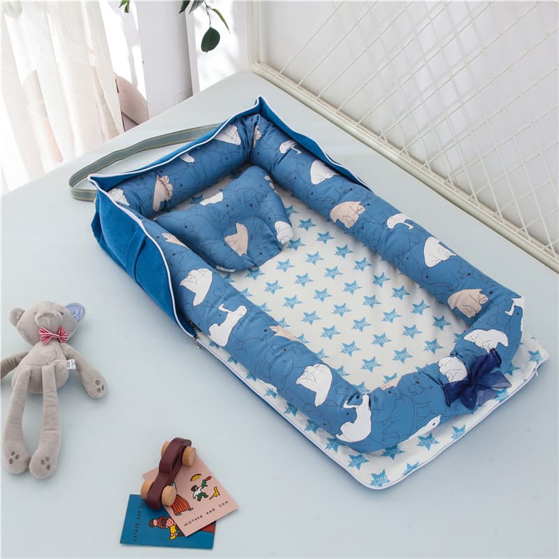 Portable Cotton Baby Crib – Comfort & Safety Anywhere