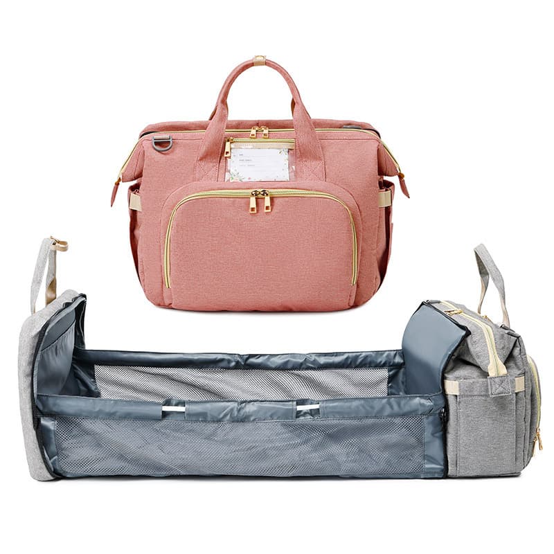 Diaper Backpack with Foldable Baby Bed – Smart Comfort On the Go