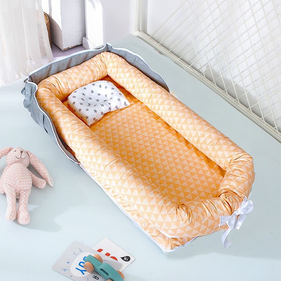 Portable Cotton Baby Crib – Comfort & Safety Anywhere