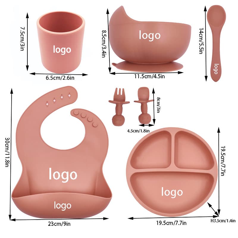 Silicone Baby Feeding Set – Safe, Practical & Made for Little Hands