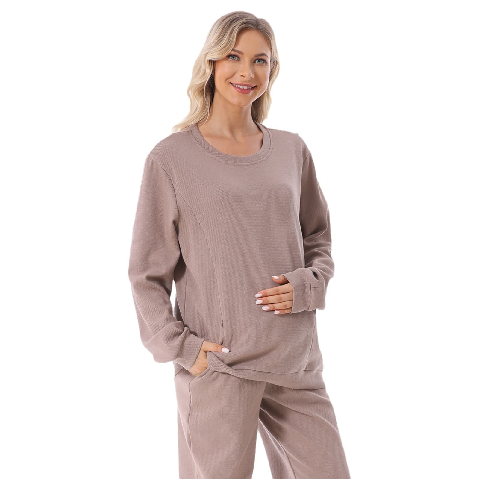 Pregnant Women Long Sleeve Nursing Hoodie