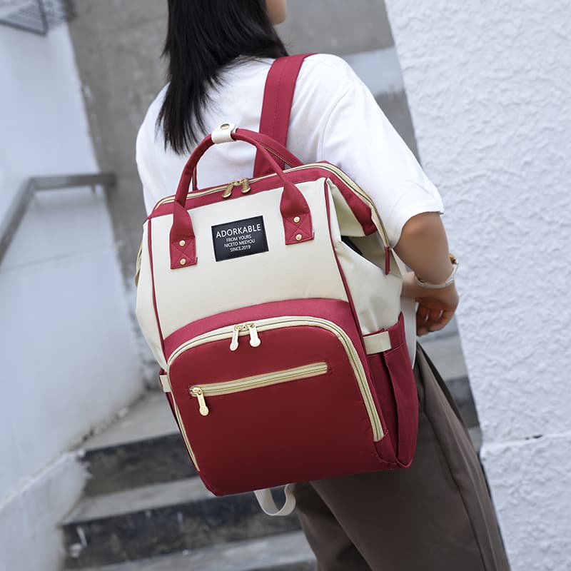 Diaper Backpack – Stylish, Spacious & Made for Modern Parents