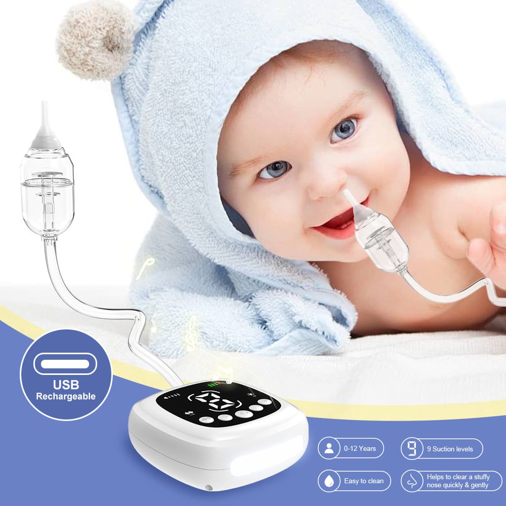 Electric Baby Nasal Aspirator – Safe & Gentle Relief