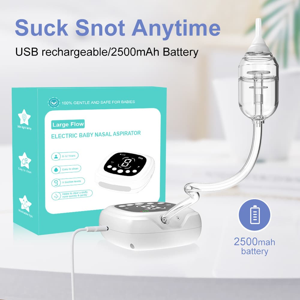 Electric Baby Nasal Aspirator – Safe & Gentle Relief