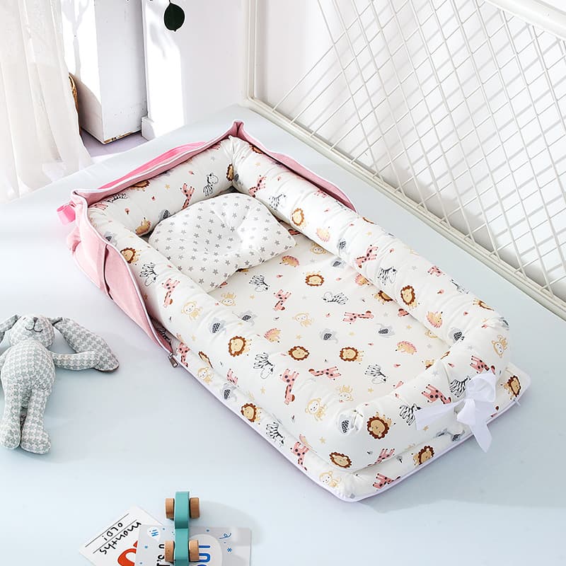 Portable Cotton Baby Crib – Comfort & Safety Anywhere