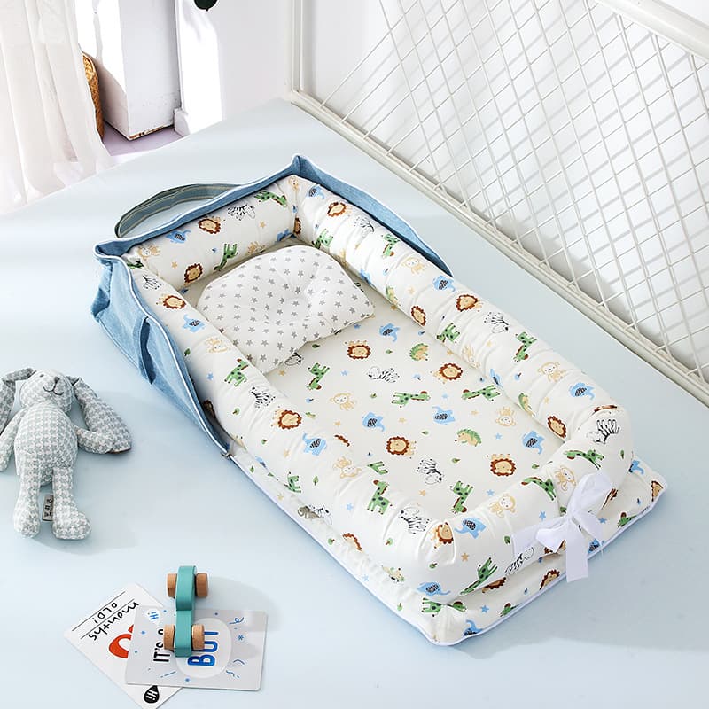 Portable Cotton Baby Crib – Comfort & Safety Anywhere
